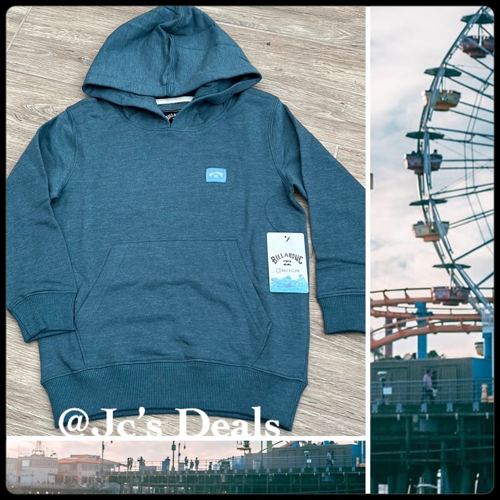 🛝 BILLABONG ALL DAY HOODED SWEATSHIRT FOR BOYS 🛝